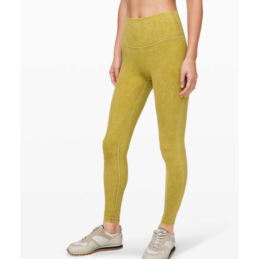 Lululemon Wunder Under Snow Washed Leggings Size 4